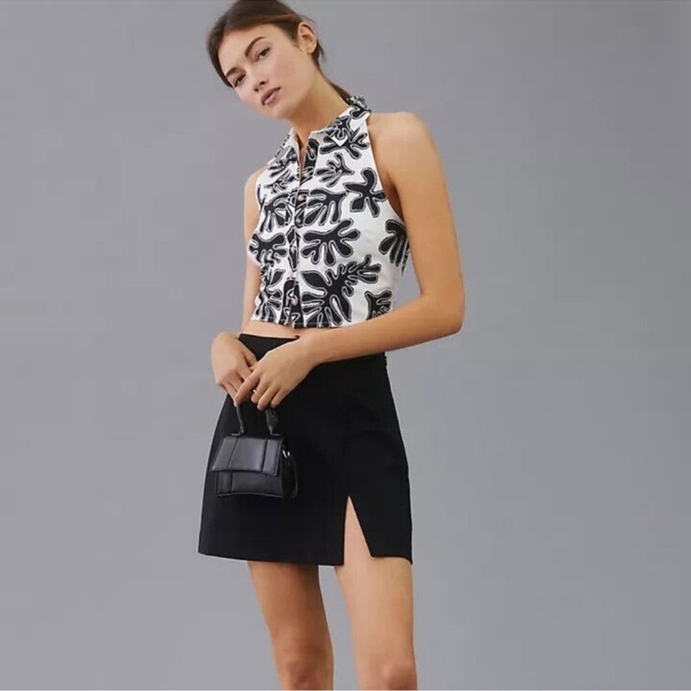 Anthropologie Pilcro Deco Halter Top size 0
